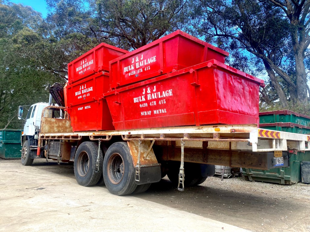 scrap metal bins